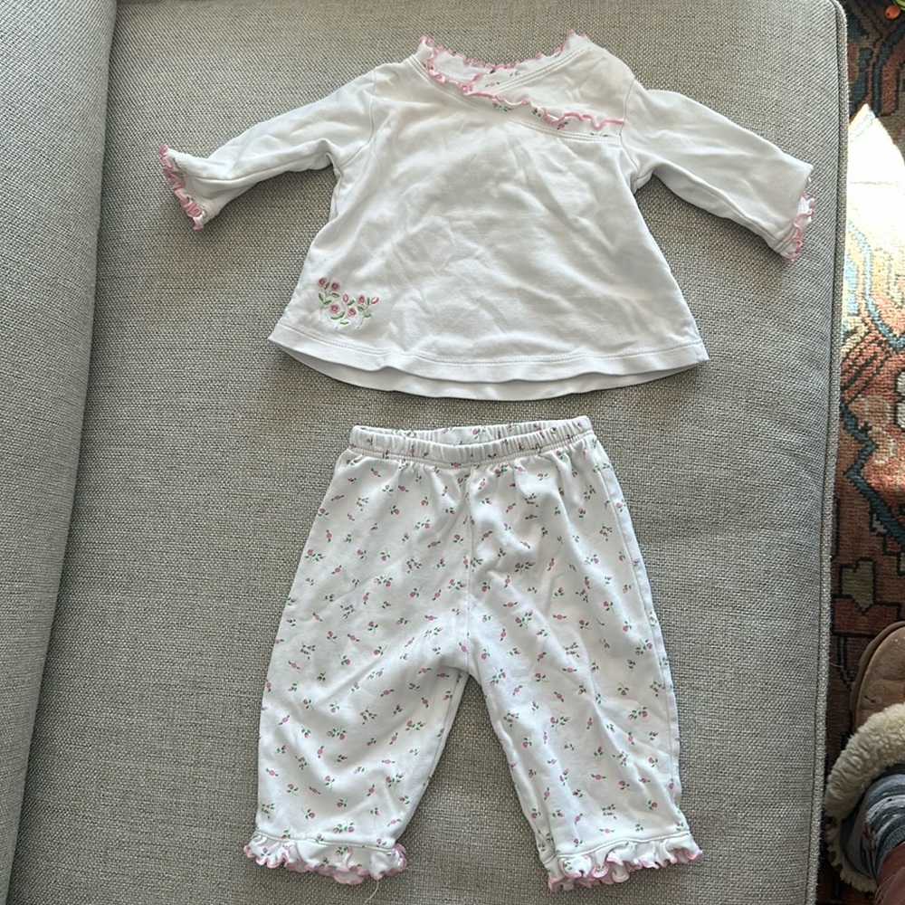 Kissy kissy flower matching set